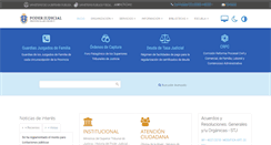 Desktop Screenshot of juschubut.gov.ar